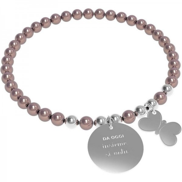 Comprare Bracciale Donna 10 Buoni Propositi Insieme Si Vola B5116/CO