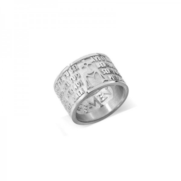Amen Hail Mary Prayer Ring in Italian AM Image of the Amen Hail Mary Prayer Ring in Italian AM