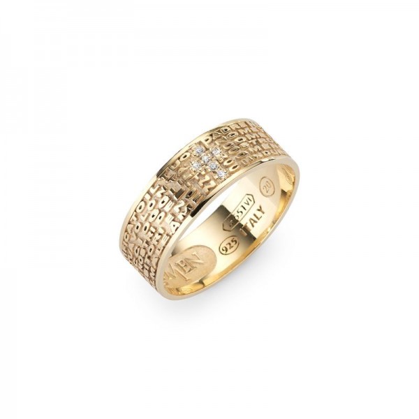 Amen Lords Prayer Ring in Italian ANPNGZB Image of the Amen Lords Prayer Ring in Italian ANPNGZB