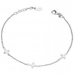 Amen Silver Cross Bracelet BR3CB Image of the Amen Silver Cross Bracelet BR3CB