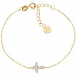 Bracciale Amen Croci da donna BRCRPAGBZ Immagine del Bracciale Amen Croci da donna BRCRPAGBZ