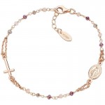 Amen Rosenkranz Armband aus Silber mit Kristallen für Damen BRO10RARTO3 Bild des Amen Rosenkranz Armband aus Silber mit Kristallen für Damen BRO10RARTO3