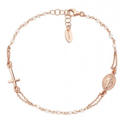 Bracciale Rosario Amen in argento con cristalli donna BRO10RBI3