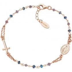 Bracciale Rosario Amen in argento con cristalli donna BRO10RBLTO3