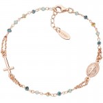 Amen Rosenkranz Armband aus Silber mit Kristallen für Damen BRO10RVVV3 Bild des Amen Rosenkranz Armband aus Silber mit Kristallen für Damen BRO10RVVV3