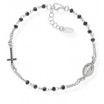 Amen Rosenkranz Armband aus Silber mit Kristallen BRO25BNZ3 Amen Rosenkranz Armband aus Silber mit Kristallen BRO25BNZ3 kaufen