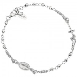 Bracciale Amen Rosario in argento BROB3