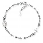 Amen Silver Rosary Bracelet BROBD3 Buy Amen Silver Rosary Bracelet BROBD3