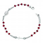 Amen Silver Rosary Bracelet with crystals BROBR3 Buy Amen Silver Rosary Bracelet with crystals BROBR3