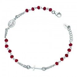 Comprare Bracciale Amen Rosario in argento con cristalli BROBR3