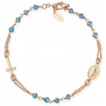 Amen Rosenkranz Armband aus Silber mit Kristallen BRORC3 Bild des Amen Rosenkranz Armband aus Silber mit Kristallen BRORC3