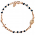 Amen Rosenkranz Armband aus Silber mit Kristallen BRORG3 Bild des Amen Rosenkranz Armband aus Silber mit Kristallen BRORG3