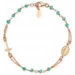 Bild des Amen Rosenkranz Armband aus Silber mit Kristallen BRORM3