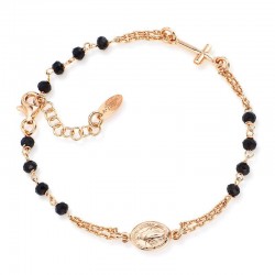 Bracciale Amen Rosari in argento con cristalli BRORN3