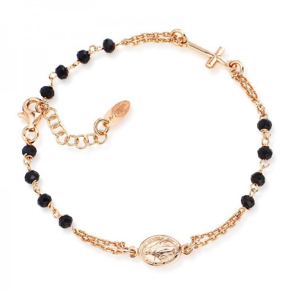 Amen Rosenkranz Armband aus Silber mit Kristallen BRORN3 kaufen