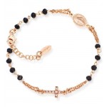 Buy Amen Silver Rosary Bracelet with crystals BRORNZ3