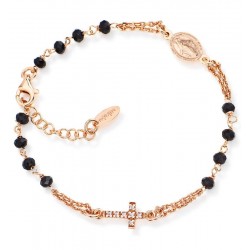 Amen Rosenkranz Armband aus Silber mit Kristallen BRORNZ3