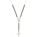 Image du Collier Chapelet Amen en argent avec zircons CLCRMIBNZ4