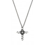 Immagine della Collana Amen Croce del Sacro Cuore da uomo CLGRSC