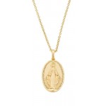 Image du Collier Médaille Miraculeuse Amen pour femmes CLMIGM
