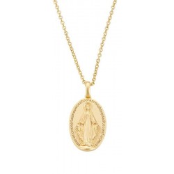 Collier Médaille Miraculeuse Amen pour femmes CLMIGM