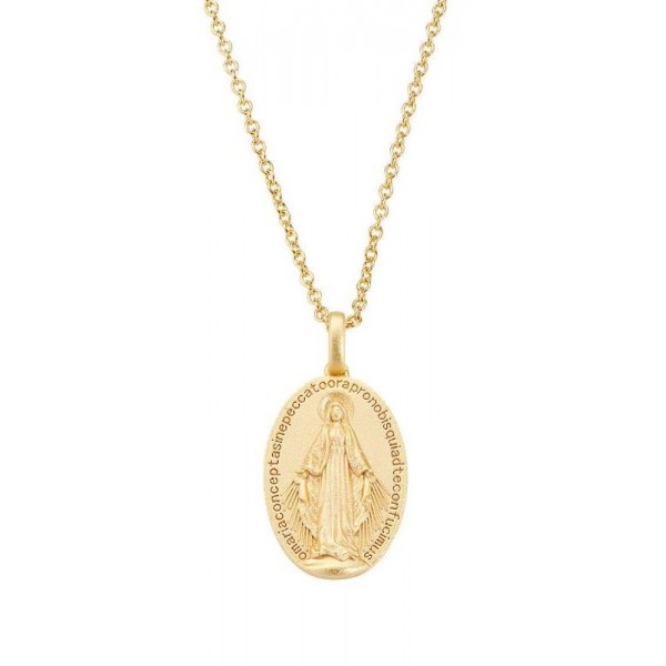 Image du Collier Médaille Miraculeuse Amen pour femmes CLMIGM