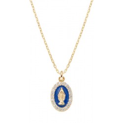 Collier Médaille Miraculeuse Amen pour femmes CLMISMGBL