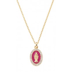 Collier Médaille Miraculeuse Amen pour femmes CLMISMGBO
