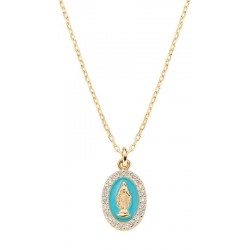 Collier Médaille Miraculeuse Amen pour femmes CLMISMGPE
