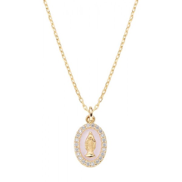 Bild der Amen Wunderbare Medaille Halskette für Damen CLMISMGRO