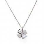 Buy Amen Ladies Necklace Quadricuore CLPQUBB