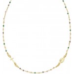 Image of the Amen Silver Rosary Necklace with crystals for ladies CRO10GTOVE3