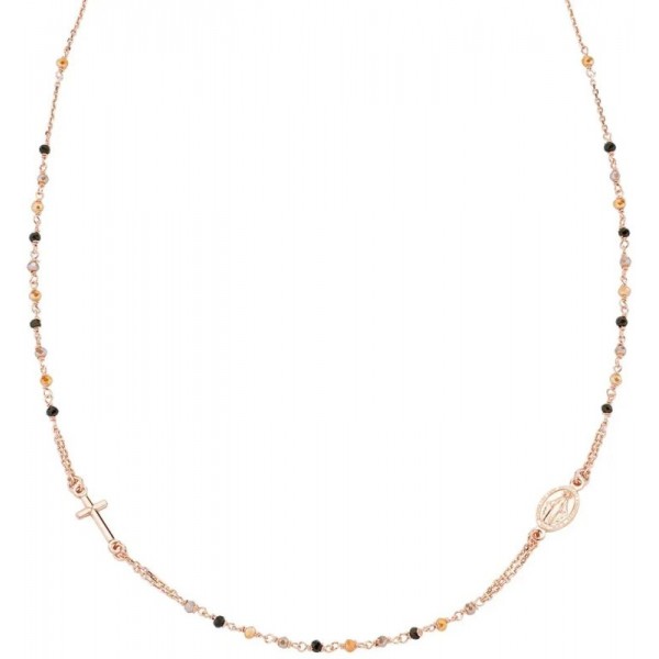 Immagine della Collana Rosario Amen in argento con cristalli donna CRO10RMMM3