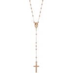Image of the Amen Silver Rosary Necklace CRO25R