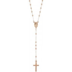 Collier Chapelet Amen en argent CRO25R