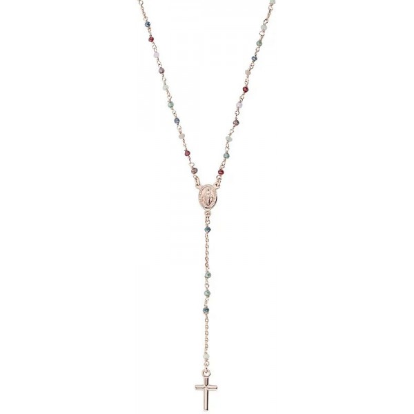 Immagine della Collana Rosario Amen in argento con cristalli donna CRO25RMU4