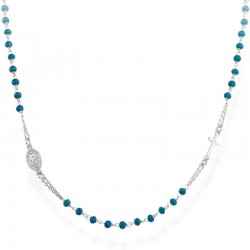 Collier Chapelet Amen en argent avec cristaux CROBBL3