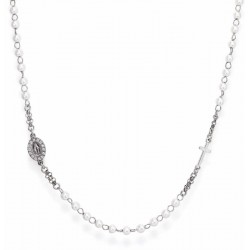 Collier Chapelet Amen en argent et perles pour femmes CROBBZ-M3