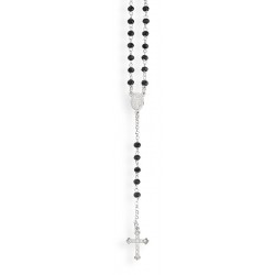 Collier Chapelet Amen en argent avec cristaux CROBNZ4