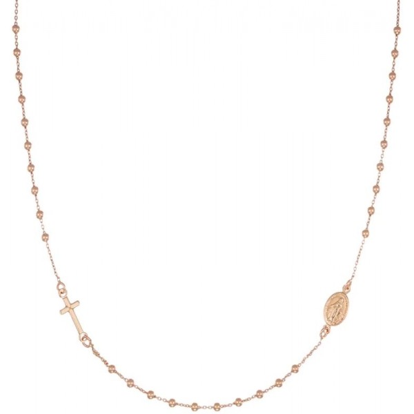 Image of the Amen Silver Rosary Necklace CROR25