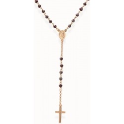 Collier Chapelet Amen en argent avec cristaux CRORA4