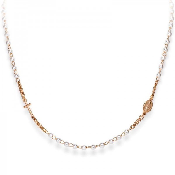 Acheter Collier Chapelet Amen en argent et perles pour femmes CRORB3
