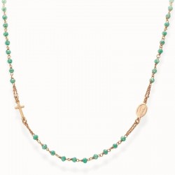 Collier Chapelet Amen en argent avec cristaux CRORM3