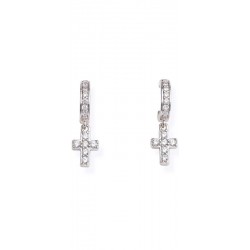 Boucles d'Oreilles Croix Amen pour femmes EBCBB