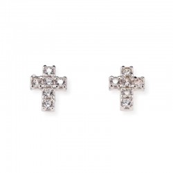 Boucles d'Oreilles Croix Amen pour femmes ORCRZ