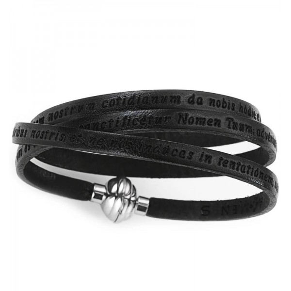 Image of the Amen Lords Prayer Bracelet in latin PNLA02