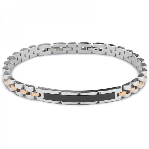 Image du Bracelet homme Boccadamo Man ABR658RS