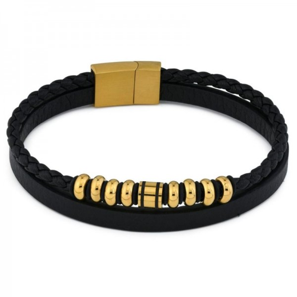 Boccadamo Man mens Bracelet ABR712G Image of the Boccadamo Man mens Bracelet ABR712G