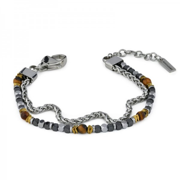 Boccadamo Man mens Bracelet ABR716N Image of the Boccadamo Man mens Bracelet ABR716N