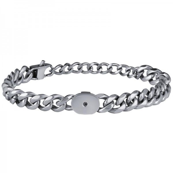 Buy Breil Mens Bracelet Black Diamond TJ2808